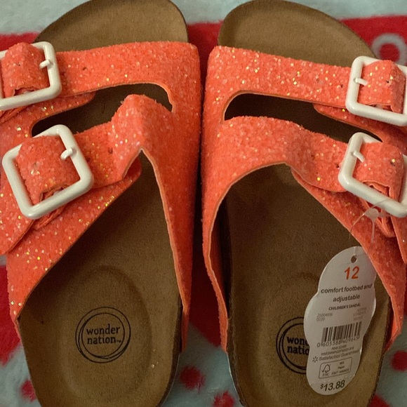 *Wonder Nation* Girl’s Sandals Size 12 (Never Worn) - Picture 2 of 8